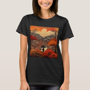 Herbst Ukiyo-e Japan T-Shirt