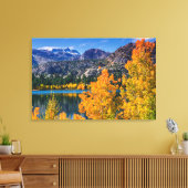 Herbst um Juni Lake, Kalifornien Leinwanddruck (Insitu (Wohnzimmer))