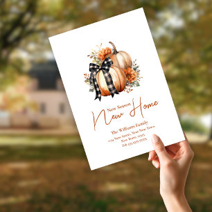 Herbst Umzug Adressänderung Neue Saison Neues Zuha Postkarte