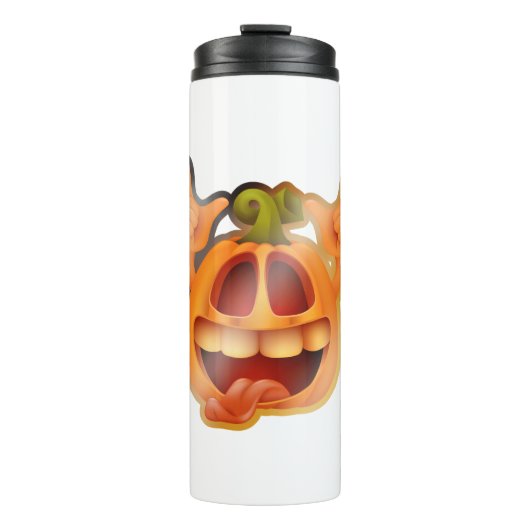 Herbst- und Halloween-Aufkleber Thermosbecher (Vorderseite)