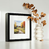 Herbst und Herbst in Vermont Farm Poster