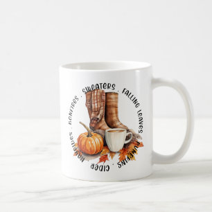 Herbst und Herbst Kaffeetasse