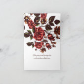 Herbst und Herbst Vielen Dank Dankeskarte (Innenseite)