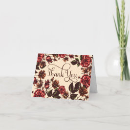 Herbst und Herbst Vielen Dank Dankeskarte