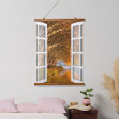 Herbst und Herbst Wandteppich Mit Holzrahmen (Schlafzimmer)