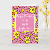 Herbst und Weihnachten Karte (Gelbe Blume)