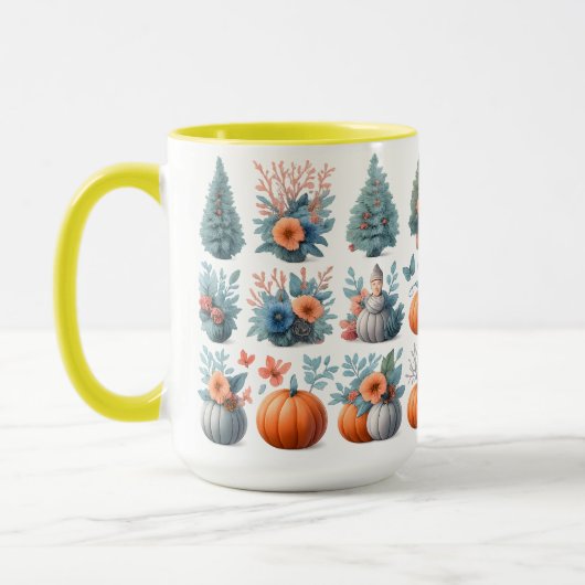 Herbst- und Winter-Saison-Keramikbecher Tasse (Links)