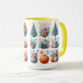 Herbst- und Winter-Saison-Keramikbecher Tasse (VorderseiteRechts)