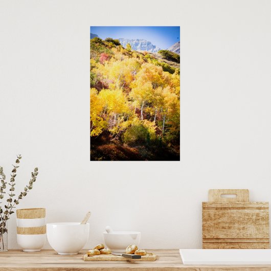 Herbst und Zeitpunkt Poster (Küche)