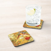 Herbst-Untersetzer Alphonse Mucha Untersetzer (Rechte Seite)