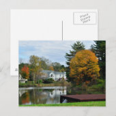 Herbst Upstate NY Postkarte (Vorne/Hinten)