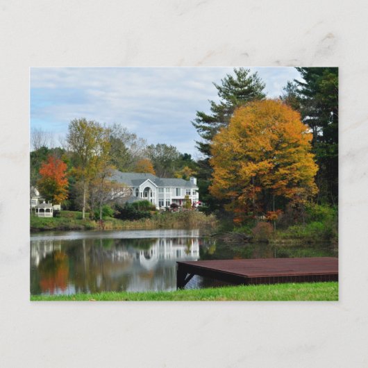 Herbst Upstate NY Postkarte (Vorderseite)