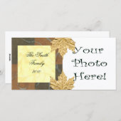 Herbst/Urlaub Fotokarte Feiertagskarte (Vorne/Hinten)