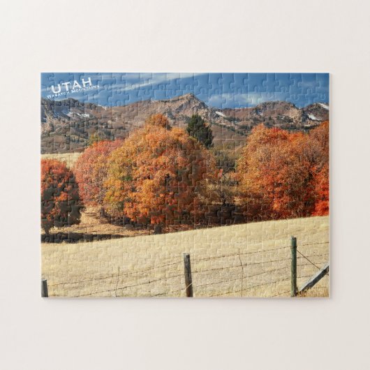 Herbst Utah, Wasatch Berge Puzzle (Horizontal)