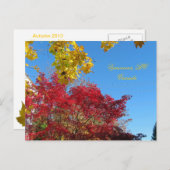 Herbst Vancouver, BC Postkarte (Vorne/Hinten)