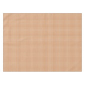 Herbst verbranntes Orange Gingham-Muster Herbst Ka Tischdecke (Vorderseite (Horizontal))