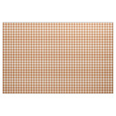 Herbst verbranntes Orange Gingham-Muster Herbst Pl Stoff (Fat Quarter (45,7 x 55,9 cm))
