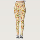 Herbst verlassen leggings (Vorderseite)