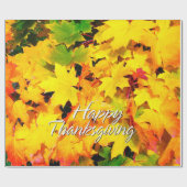Herbst verlässt 7 glückliches geschenkpapier (Flach)