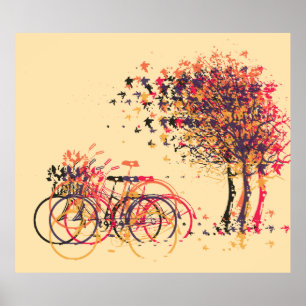 Herbst verlässt Bäume #3 Poster