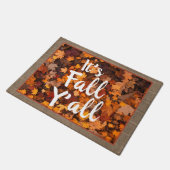 Herbst verlässt "es ist Fall Sie " Fußmatte (Schrägansicht)