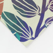 Herbst verlässt fein Blumenhintergrund Fleecedecke (Ecke)