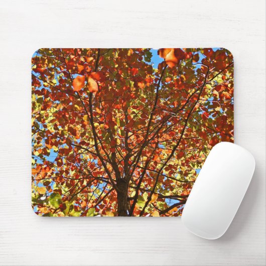 Herbst verlässt Fireworks Mousepad (Mit Mouse)
