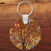 Herbst verlässt Fireworks Schlüsselanhänger (Vorderseite)