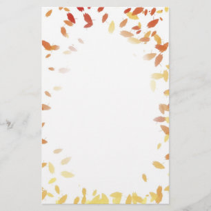 Herbst verlässt Grenzbriefpapier Briefpapier