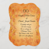 Herbst verlässt Hochzeit im Herbst Einladung (Vorne/Hinten)