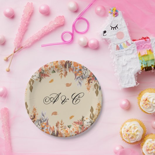 Herbst verlässt Hochzeits-Party, Teller zu (Party)