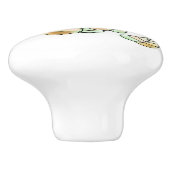 Herbst verlässt Keramik-Griff Keramikknauf (Seitenansicht)