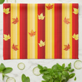 Herbst verlässt Küchentücher (Gefaltet)