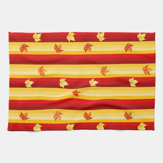 Herbst verlässt Küchentücher (Horizontal)