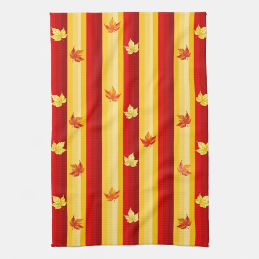 Herbst verlässt Küchentücher (Vertikal)