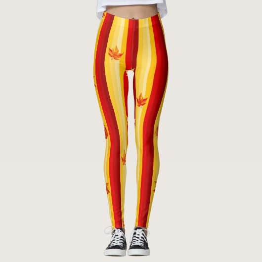 Herbst verlässt Leggings (Vorderseite)