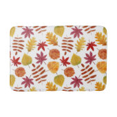 Herbst verlässt Muster Badematte (Vorderseite)