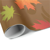Herbst verlässt Muster Geschenkpapier