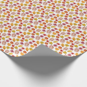 Herbst verlässt Muster Geschenkpapier