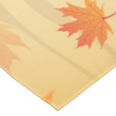 Herbst verlässt Muster Tischdecke (Schrägansicht)