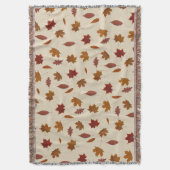 Herbst verlässt photographisch auf decke (Vorderseite Vertikal)