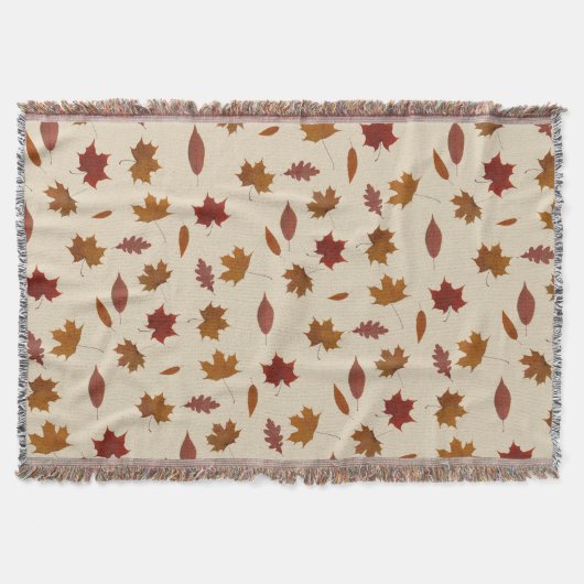 Herbst verlässt photographisch auf decke (Vorderseite)