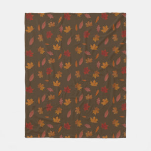 Herbst verlässt photographisch auf fleecedecke