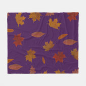 Herbst verlässt photographisch auf fleecedecke (Vorderseite (Horizontal))