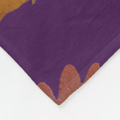 Herbst verlässt photographisch auf fleecedecke (Ecke)