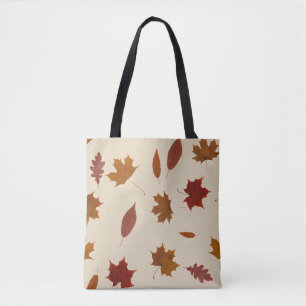 Herbst verlässt photographisch auf tasche