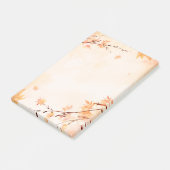 Herbst Verlässt Post-Nachrichten Post-it Klebezettel (angewinkelt)