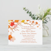 Herbst verlässt Probe Abendessen lädt Herbst 2002 Einladung (Stehend Vorderseite)