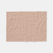 Herbst verlässt rotes Blatt-Muster auf Fleecedecke (Vorderseite (Horizontal))