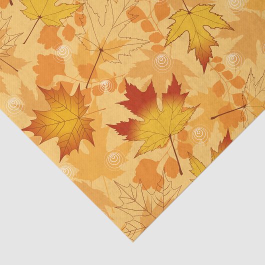 Herbst verlässt Seidenpapier (Ausschnitt)